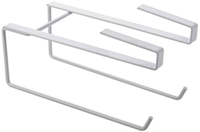 크레바스 2단 크립식 행주걸이 키친타올걸이, 화이트, 1개