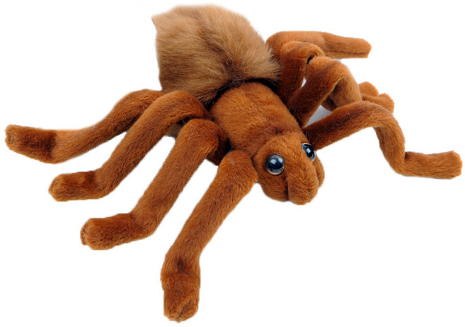 HANSA TOY 動物玩偶 4726 蜘蛛 Spider Tarantula, 7cm, 棕色