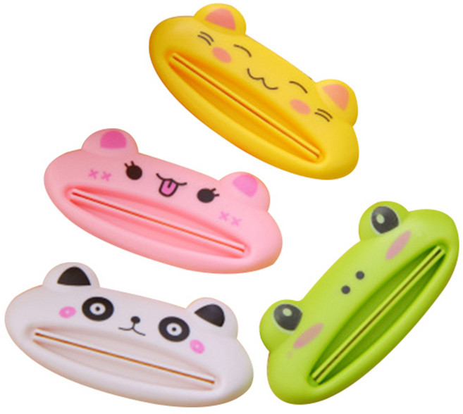 블럭마트 욕실 치약짜개 4p, 랜덤 발송, 1세트