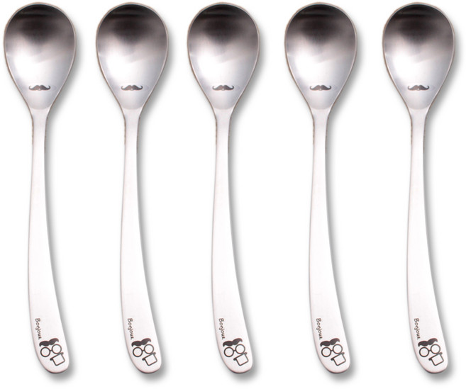 봉쥬키친 티스푼, 혼합 색상, 5개입