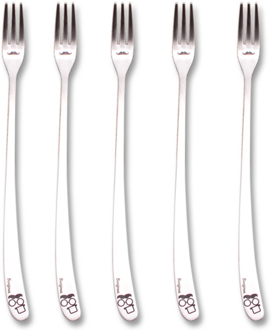 봉쥬키친 슬림티포크, 혼합색상, 5개