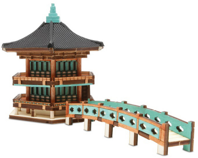 YoungModeler 英工房 香遠亭 組裝套件 DIY, YM360, 1個, 無