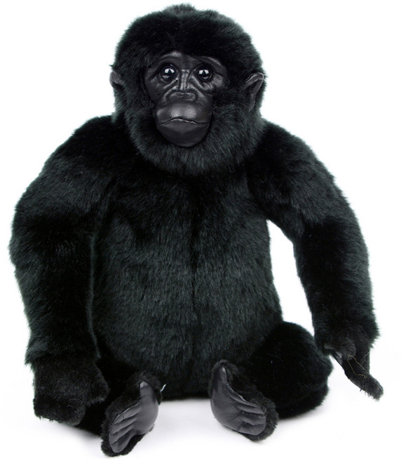 한사토이 6323번 고릴라 봉제인형, 19cm, 혼합 색상, 1개
