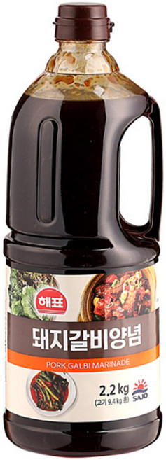 해표 돼지갈비양념, 2.2kg, 1개