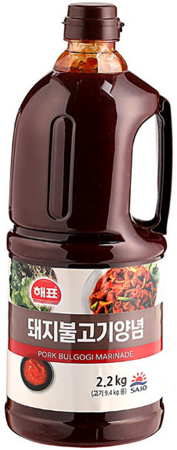 해표 돼지불고기 양념, 2.2kg, 1개