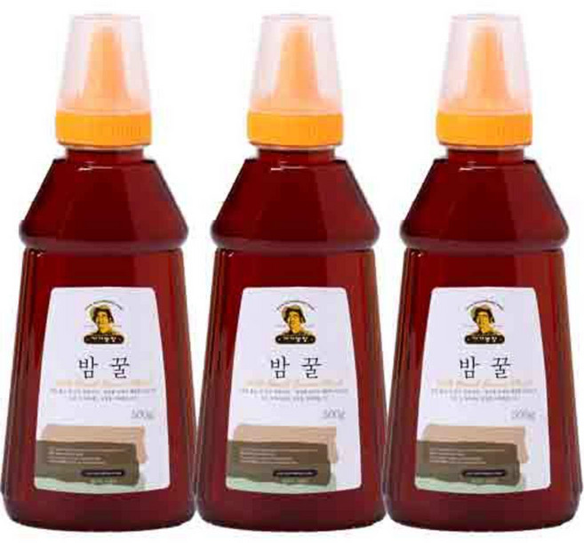 가가농장 밤꿀 튜브, 500g, 3개