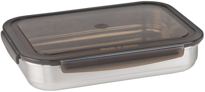 인콕 스텐콕 스텐 밀폐용기 납작이, 1개, 3호