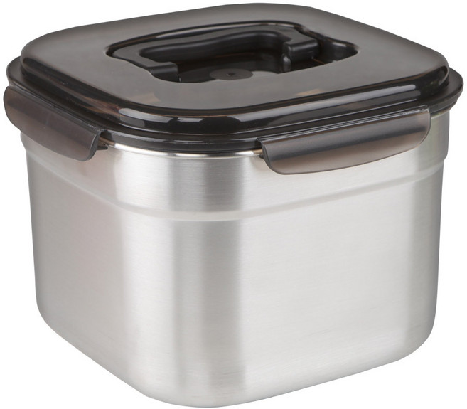 인콕 스텐콕 스텐 밀폐용기 정사각 핸디 2호, 1개, 단품