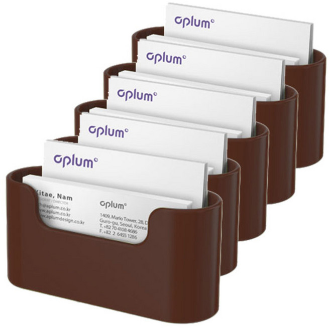 에이플럼 네임키퍼 브라운, 5개입, 1단