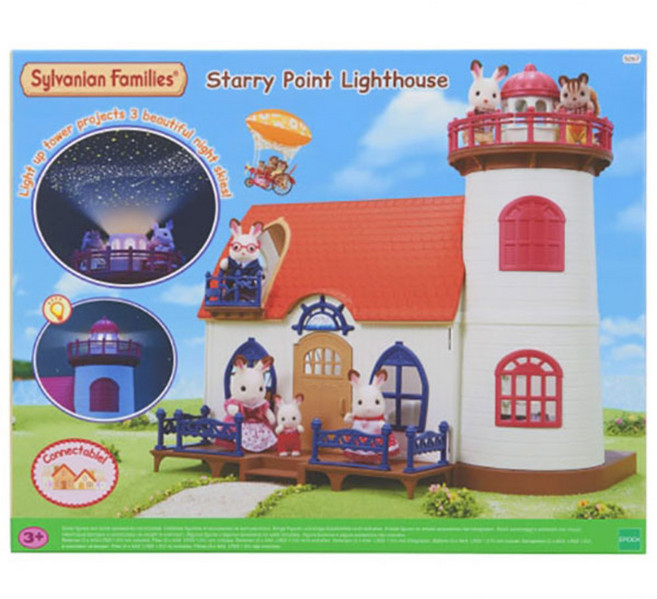 실바니안 패밀리 은하수가 보이는 등대하우스 피규어, 1개