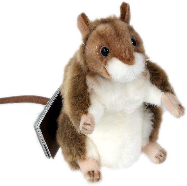 한사토이 동물인형 3597 생쥐 Mouse Gelbhals, 17cm, 갈색, 1개