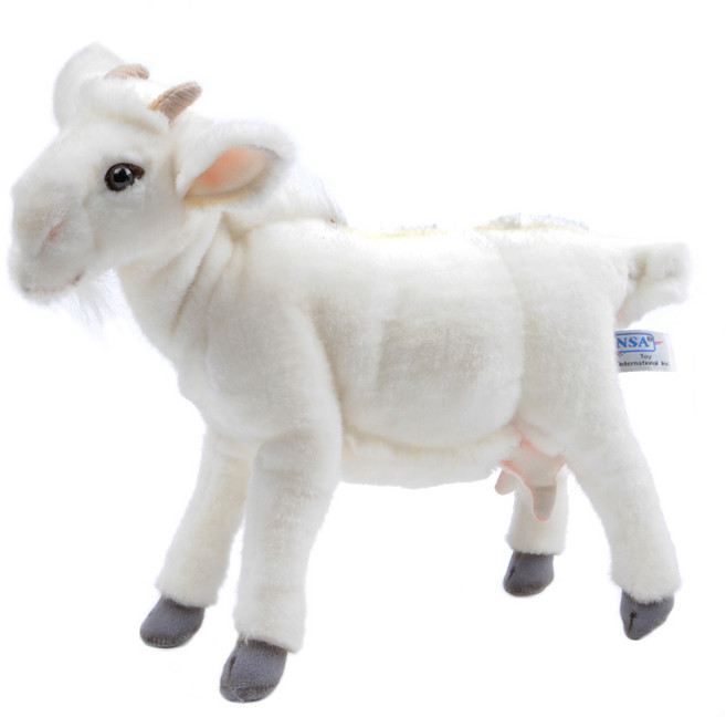 한사토이 동물인형 4151 염소1 Goat White, 25cm, 흰색, 1개