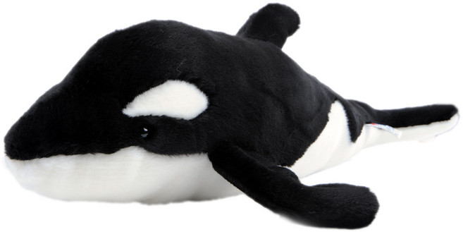 한사토이 동물인형 5024 범고래 Orca, 38cm, 검정, 1개