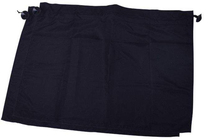 시크릿 차량용 햇빛가리개 커튼 2P, 블랙, 1세트