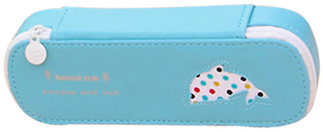 필립로지스틱 애니멀스타 필통, 블루, 1개