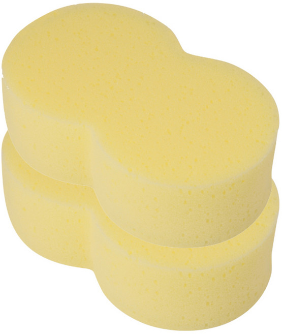 피스모터 잘 닦이는 세차 스폰지, 2개