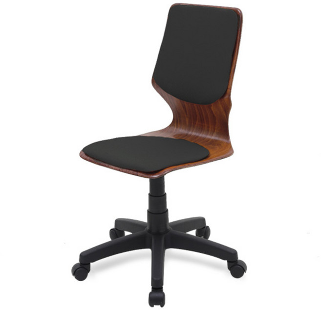 체어포커스 하이팩 대 팔무 방석 등받이패드 인조가죽 회전의자 CF-607, 블랙