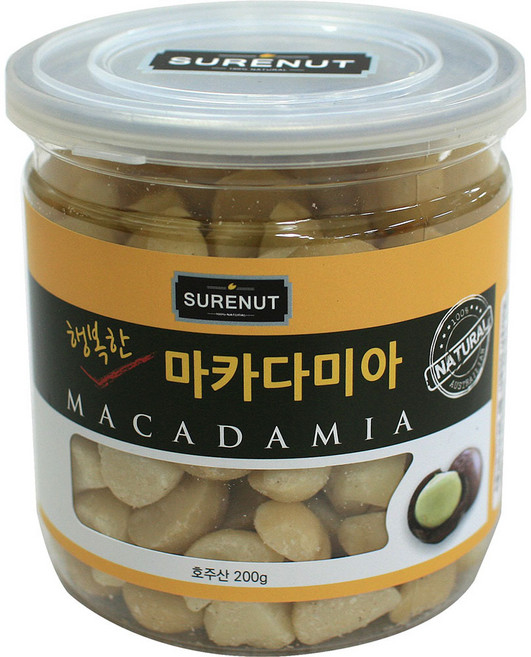 행복한 마카다미아 반태 4호, 200g, 1개