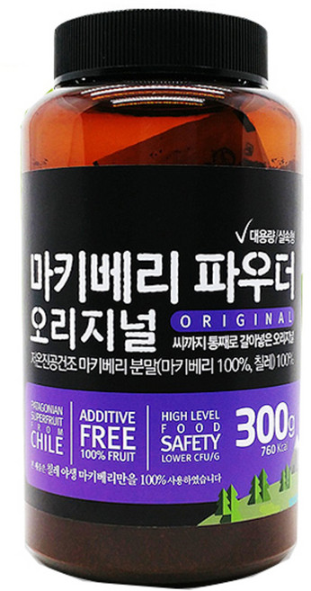 리얼리프 마키베리 파우더 오리지널, 300g, 1개