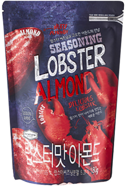리츠팜너트 랍스터맛 아몬드, 180g, 1개