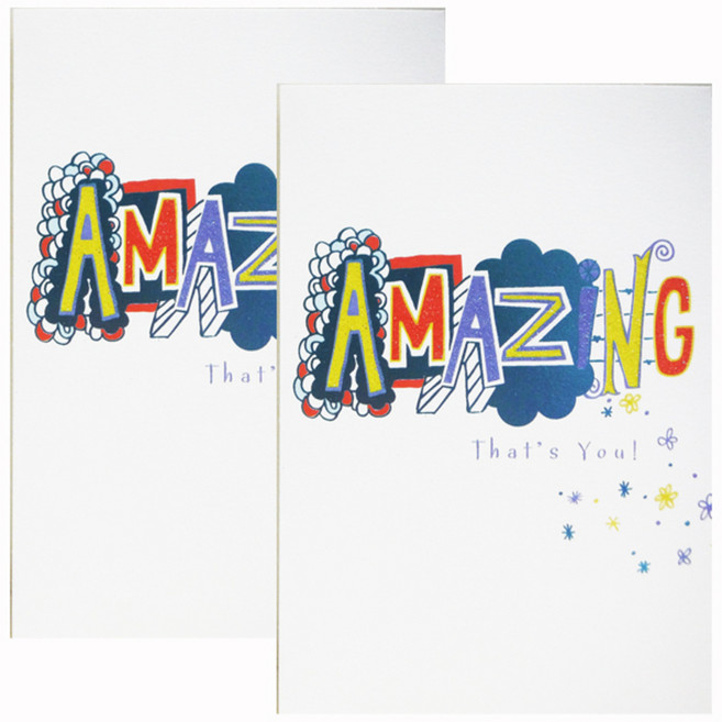 홀마크 감사 카드, AMAZING T1493, 2개입