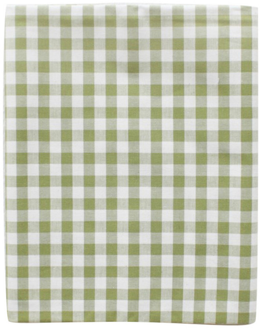 르우홈 선염 체크 패브릭 원단, 올리브그린, 1개