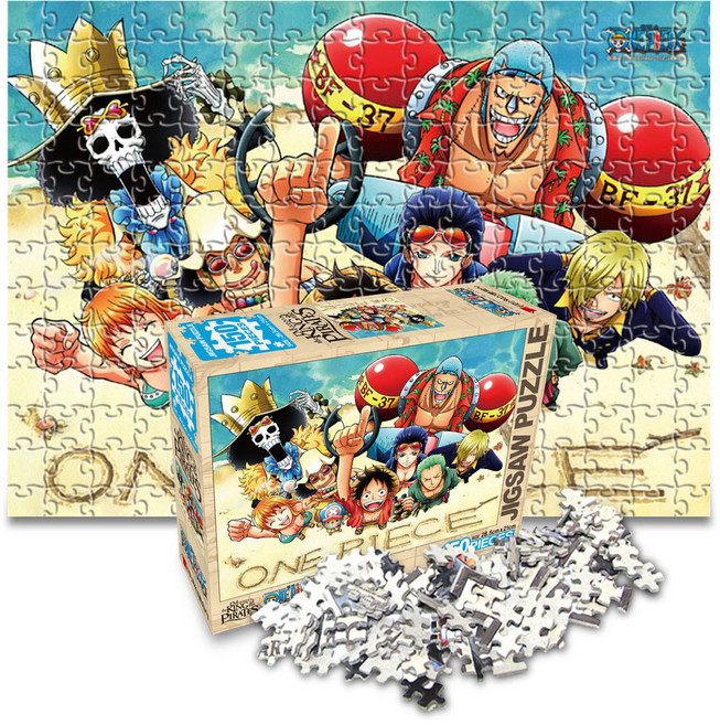 학산문화사 원피스 직소퍼즐, 150피스, 스마일, 1개
