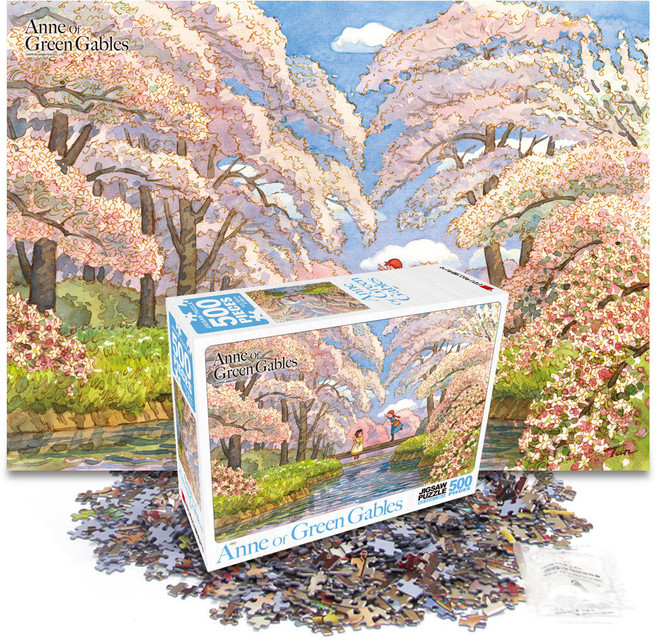 학산문화사 빨강머리앤 직소 퍼즐, 500피스, 약속, 1개