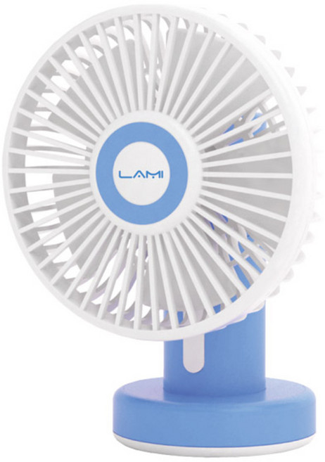 USB 휴대용 선풍기 블루, LMF-U56