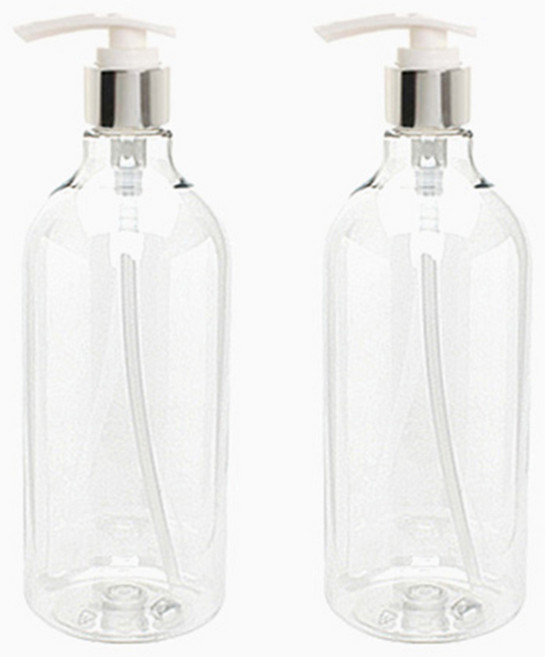 디스펜서 1L DP1000, 투명 + 실버, 2개