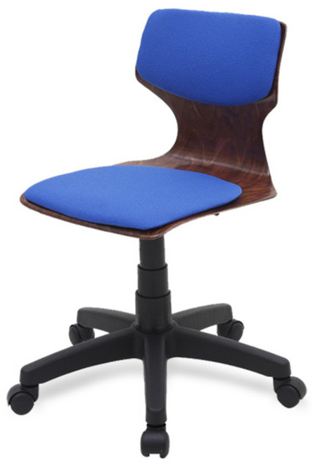 체어포커스 하이팩 인조가죽 회전 의자 CF-507, 블루