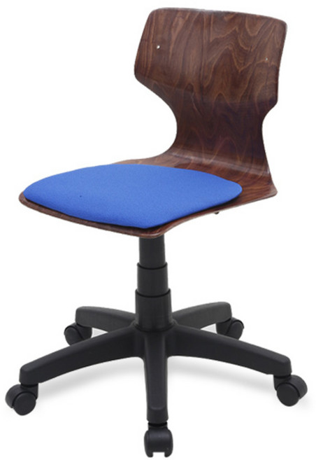 체어포커스 하이팩 패브릭 회전 의자 CF-505, 블루