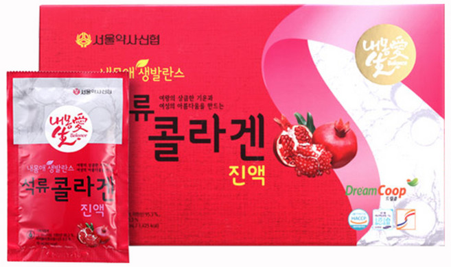 서울약사신협 내몸애 생발란스 석류콜라겐 진액, 70ml, 30개입