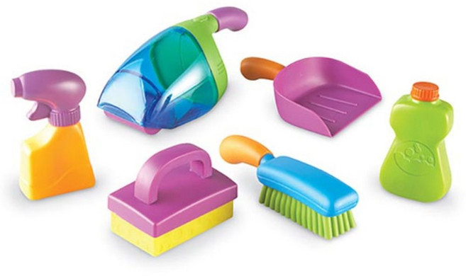 러닝리소스 뉴스프라우츠 청소 놀이 세트 LER9242, 혼합 색상, 1세트