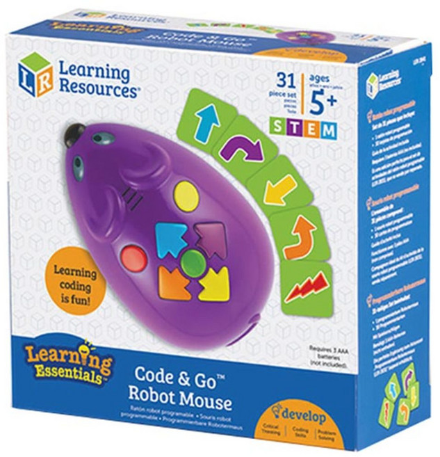 러닝리소스 코드앤고 로봇마우스 LER2841, 혼합 색상, 1개