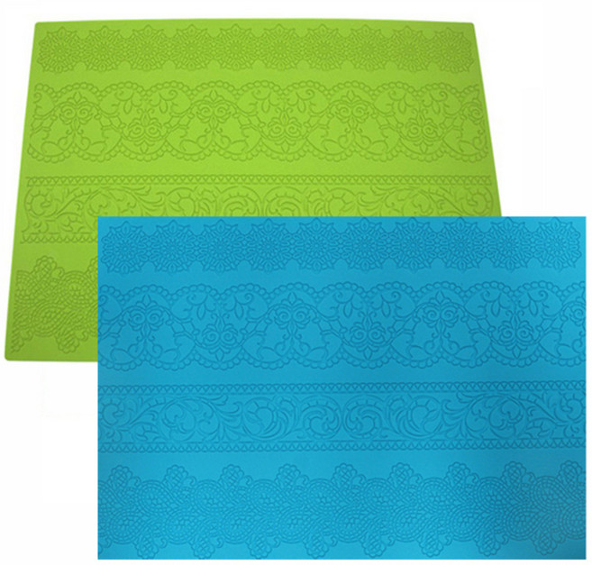 에스엘 레이스 매트 4종 4줄 케익 스텐실, 랜덤 발송, 1개