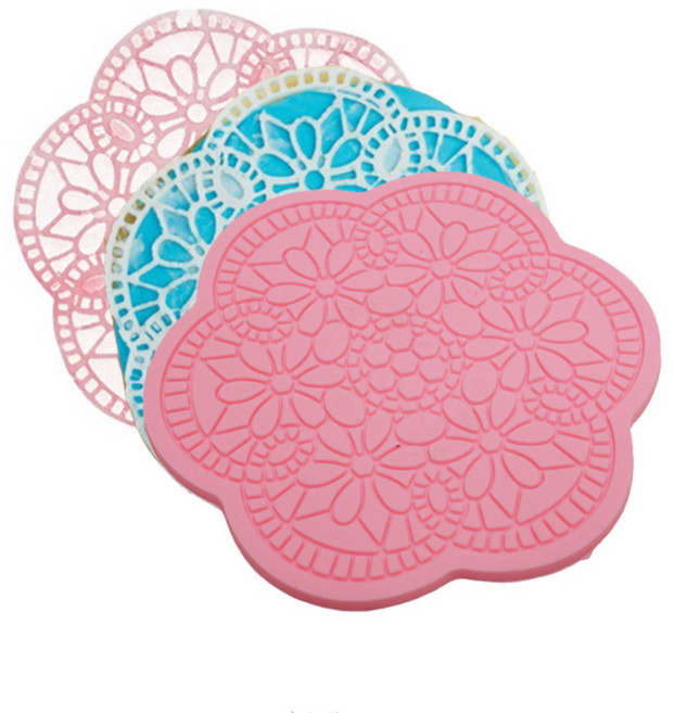 SL 레이스 매트 1종 1구 케익 스텐실, 랜덤 발송, 1개