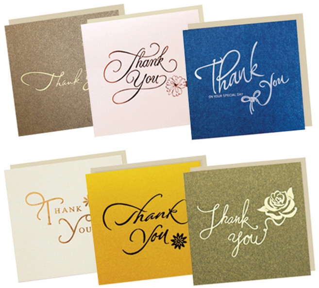 프롬앤투 고급 카드 6종 세트, 혼합색상, 1세트