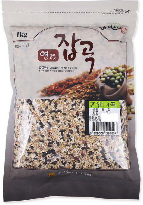 연잡곡 혼합 잡곡 14곡, 1kg, 1개