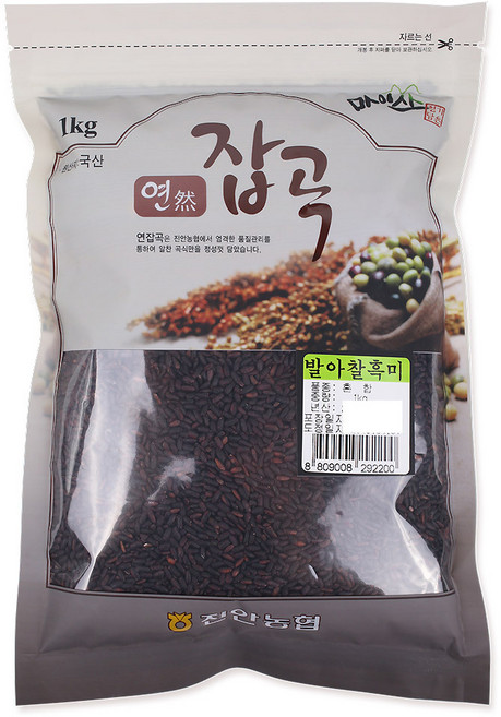 연잡곡 발아 찰흑미, 1kg, 1개