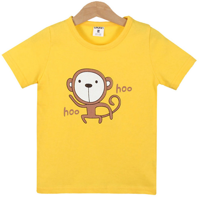 유라비 아동용 통기성 후후 그래픽 반팔티셔츠 UR52TS60237