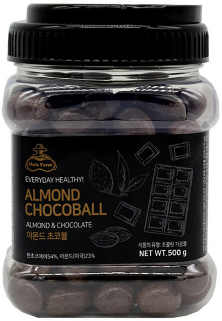 넛츠팜 아몬드 초코볼, 500g, 1개