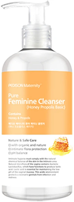페디슨 퓨어 페미닌 허니프로폴리스 여성 청결제 액상형, 300ml, 1개 - 쿠팡