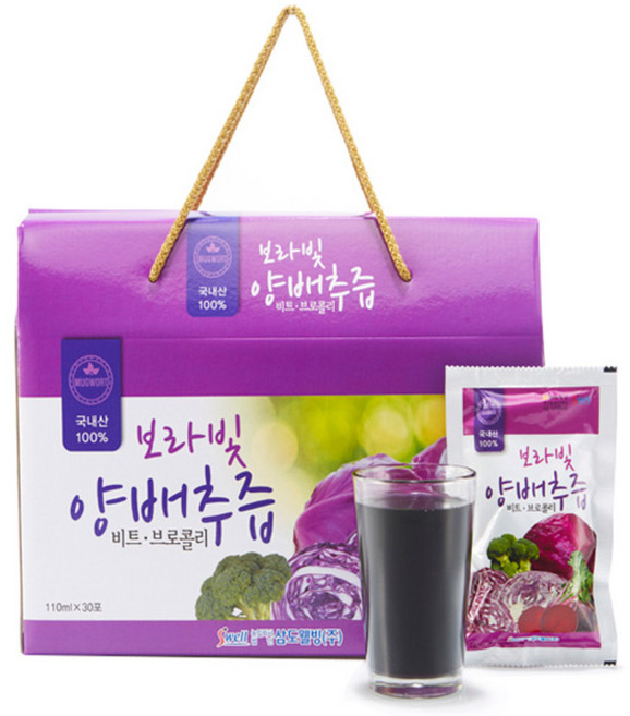 삼도웰빙 보랏빛양배추비트즙, 110ml, 30개