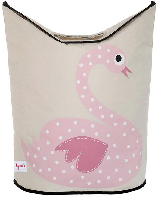 3스프라우츠 빨래 세탁 바구니, 백조, 1개