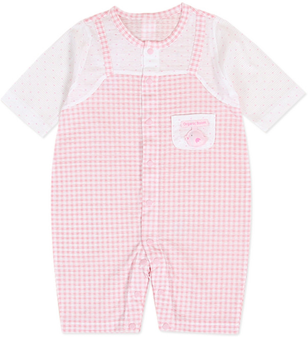 오가닉붐 아리 멜빵 칠부 우주복