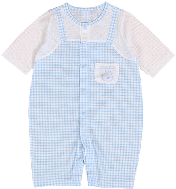 오가닉붐 아리 멜빵 칠부 우주복