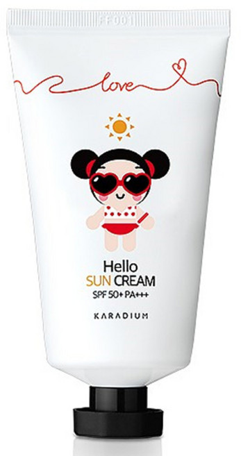 카라디움 뿌까 러브에디션 헬로 썬크림, 70ml, 1개