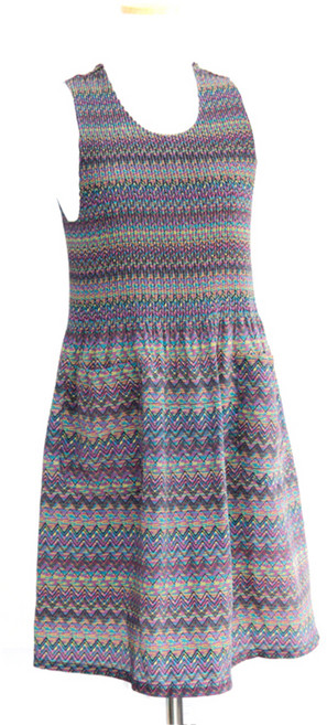 necco 빈티지 주름 원피스 앞치마, 퍼플, 1개