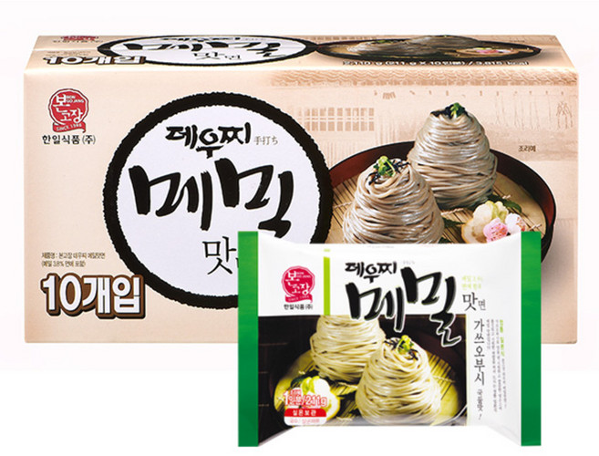 본고장 데우찌 메밀맛면, 211g, 10개입